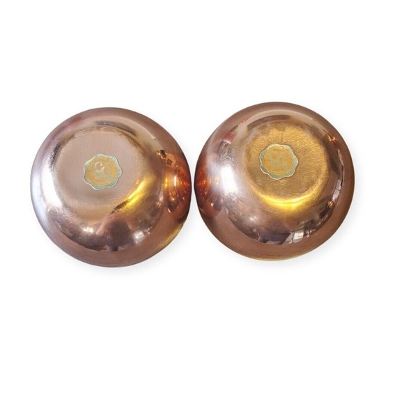 Vintage CopperCraft Guild Pedestal-Footed Candy Dish with 2 Cups - Picture 7 of 10